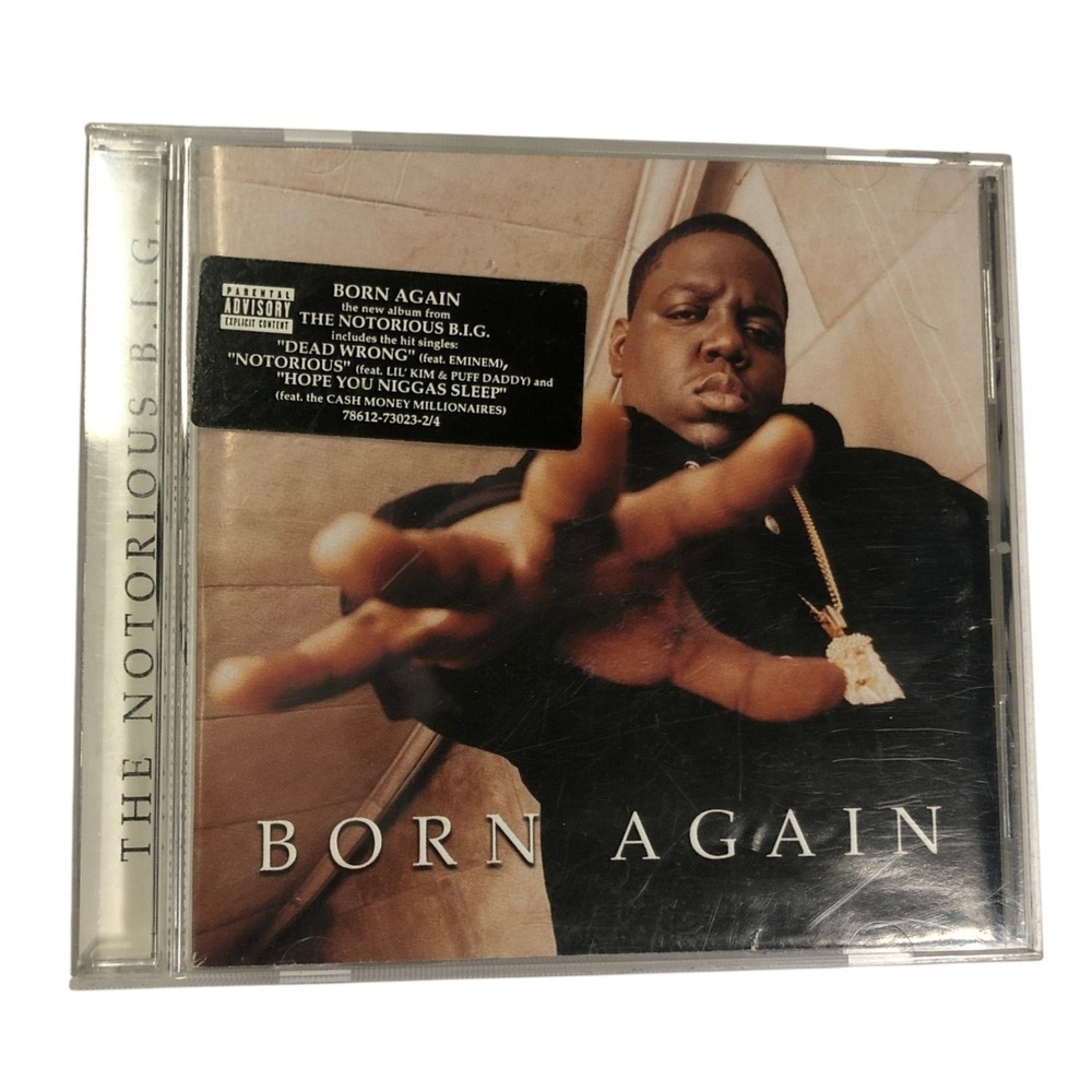 The Notorious B.I.G. Born Again CD 1999 Bad Boy Records Biggie Smalls Hip Hop